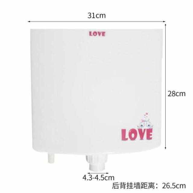 LAUTEE兰诗水箱墙式塑料蹲坑冲厕所蹲卫生水箱便器水箱挂工程