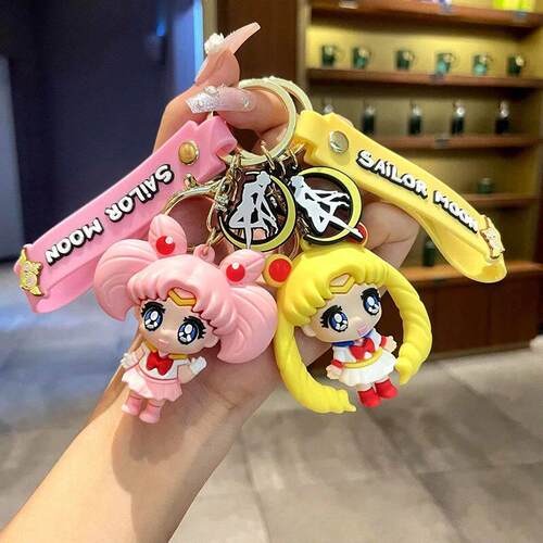美少女战士钥匙扣日野丽人偶PVC包Pe