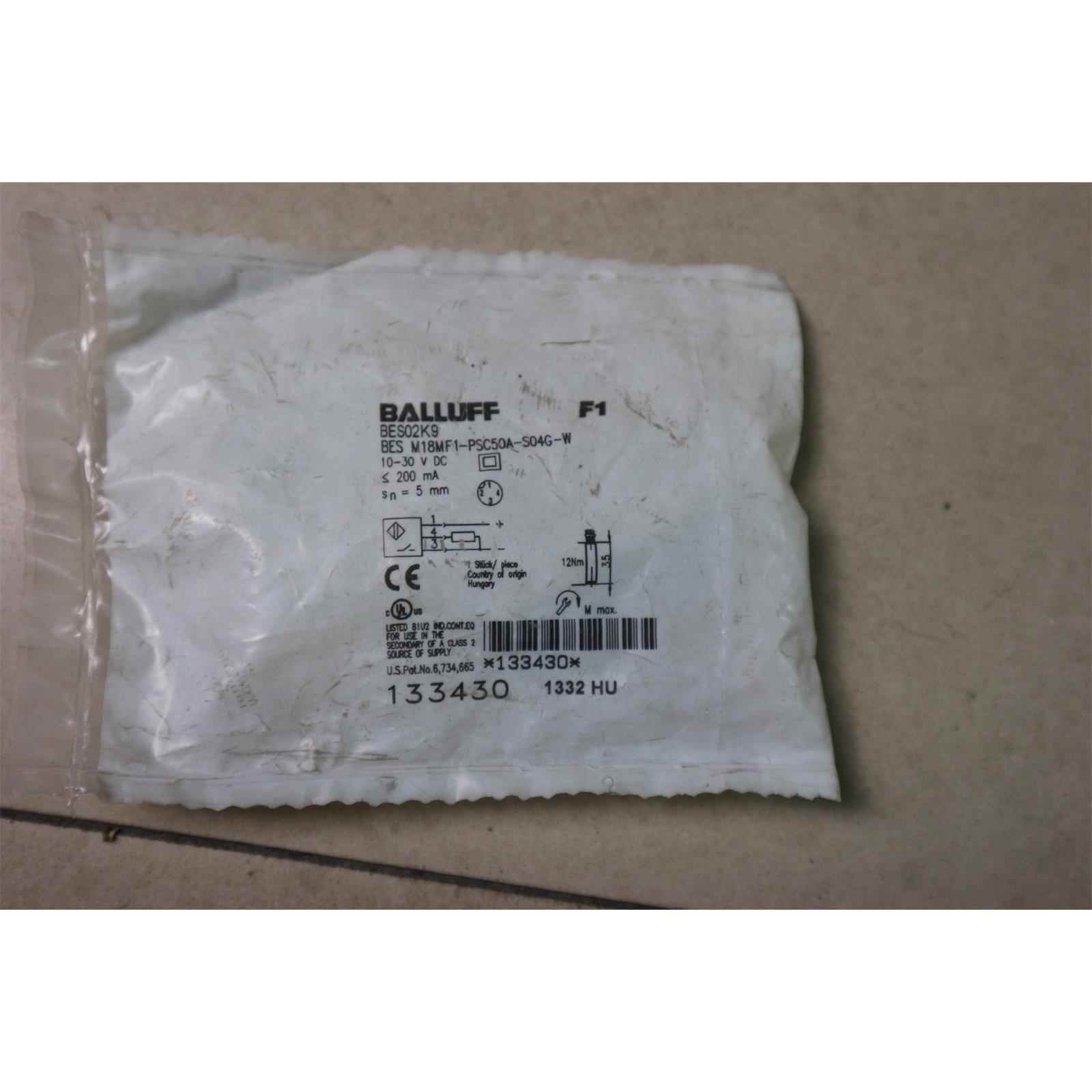 全新原装正品 巴鲁夫 BES02K9 BES M18MF1-PSC50A-S04G-W 现货议