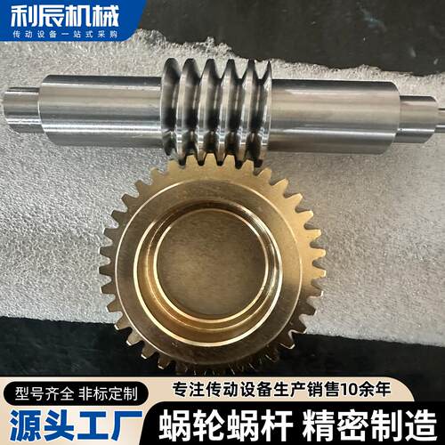 定制电机用螺纹高精密蜗轮蜗杆精密涡轮蜗杆加工非标定制高速涡轮