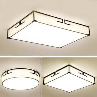 新书房国风餐厅吸顶灯现代大气灯灯客厅中式 卧室led中灯具灯简约