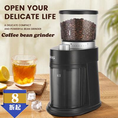 家用咖啡豆磨粉机电动欧规意式磨豆器研磨机可定时断电保护打粉机