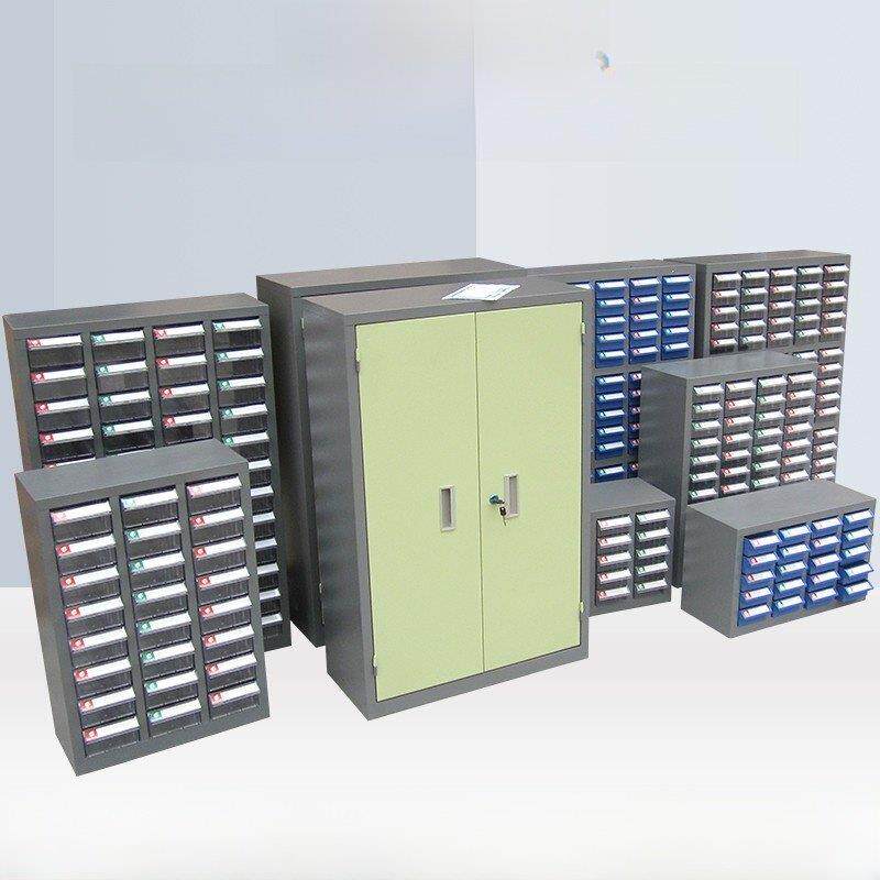 75抽屉式零件柜100/20/48/30五金铁皮塑料螺丝工具样品元件收纳柜