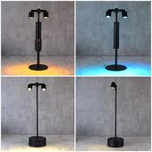 酒吧台灯清吧桌灯创意个性 小夜灯双头高杆卡座led充电吧台灯