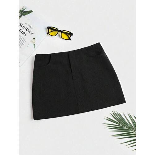 X 85350 Low waist anti-exposure hip skirt 低腰防走包臀短裙