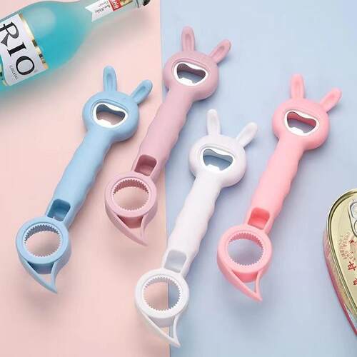 4-in-1 Multi-functional Rabbit Bottle Opener, Versatile Can
