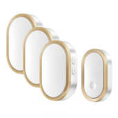 别墅三一拖无线老人门铃呼叫家用无线进屋铃呼叫提醒门铃器远距离