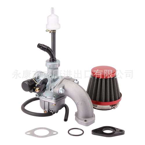 GOOFITPZ22化油器套装红色适配4冲程50cc-110cc125cc越野卡丁车