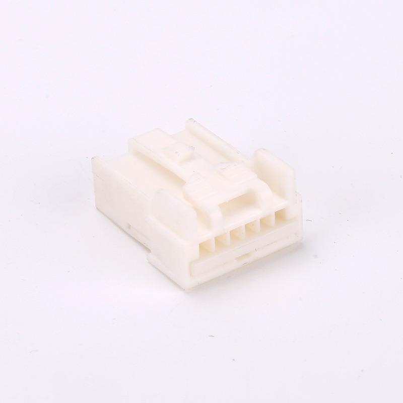 3A06FW-胡连胶壳6孔WVP1PBT白色3A08PFW8孔BT白压线端子胶色壳