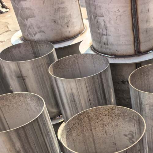 310S304316不锈钢板卷筒卷圆滚筒锥大小头制作卷桶封头焊接加工