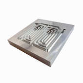 真空钎焊水冷板 可定 液体冷却板 摩擦 做 扩散焊 水冷板加工