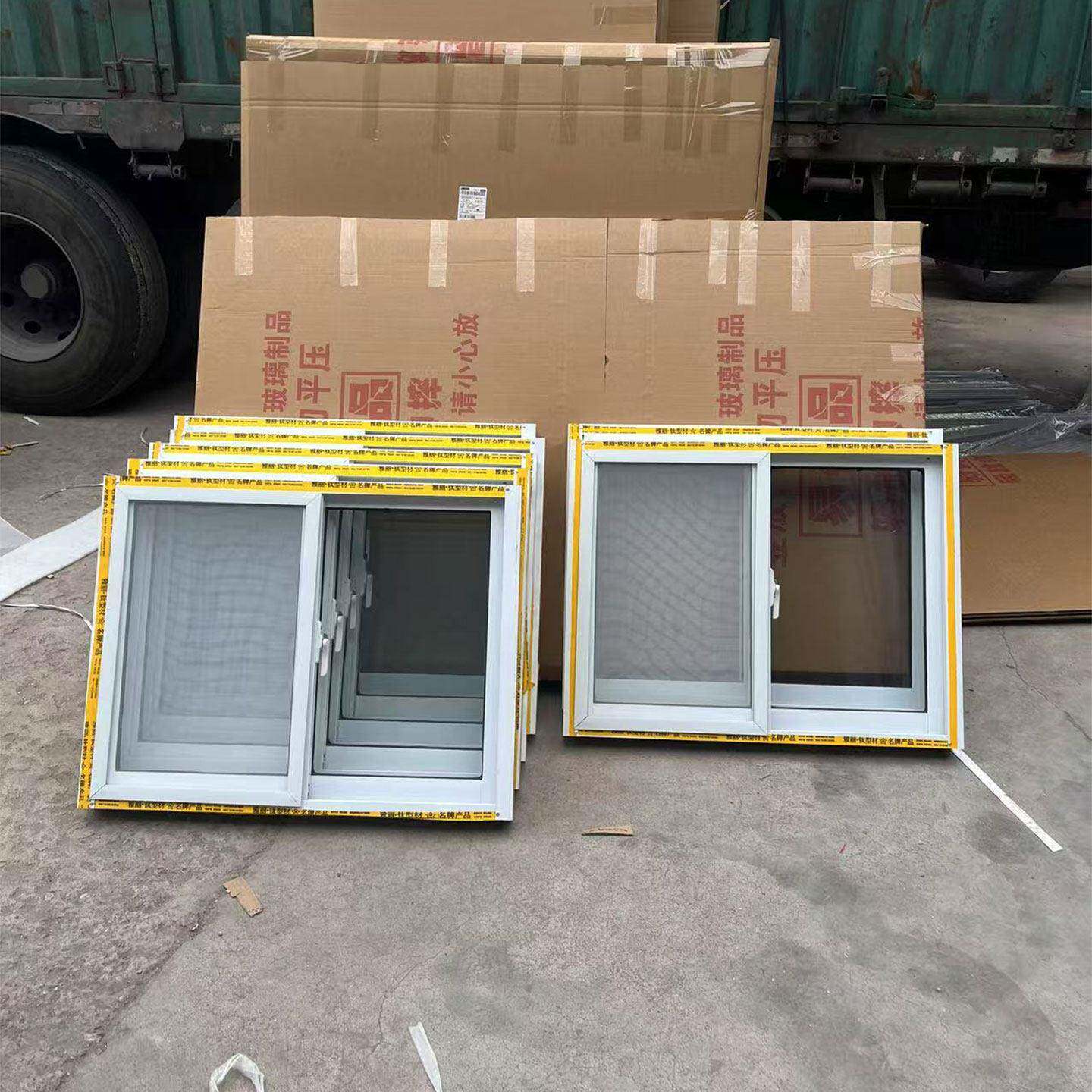 无护网有纱窗自建房厕所厂房老区改造定制阳台铝合金窗户推拉窗