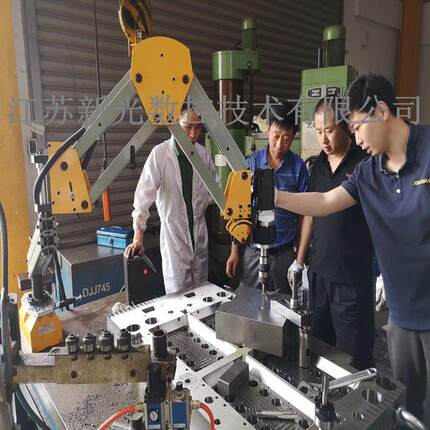 新光攻丝机智能M6-M0加长臂电动攻牙机智能攻牙机不锈钢筋大功率