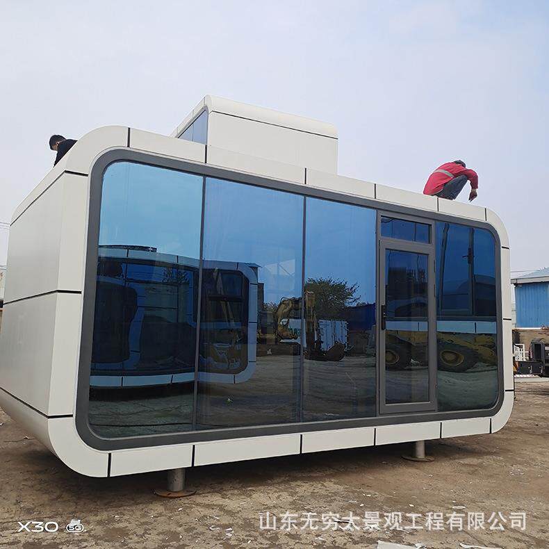 自带网红可移动房屋 户外景区移动民宿生产厂家 度假景观移动酒店