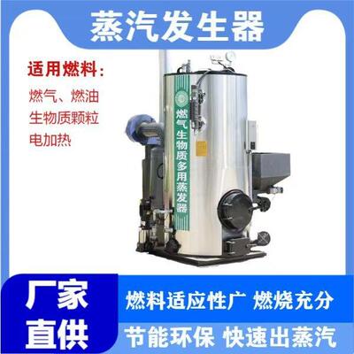 1吨生物质颗粒煤工业节能免办证全自动蒸汽发生器厂家直销