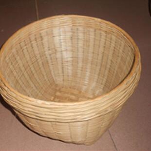 手工竹制品新桥竹编婚宴粮食谷物大米洗水果储篮家庭供应