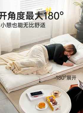 懒人用沙发床客厅两单人沙油发小户型家用奶风躺可睡折可叠CLSF-S