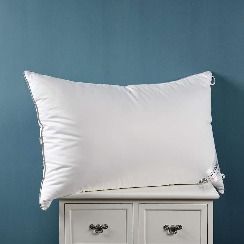 高端奢华七星级酒店枕芯柔软羽丝绒枕头高中低枕单人可水洗护颈