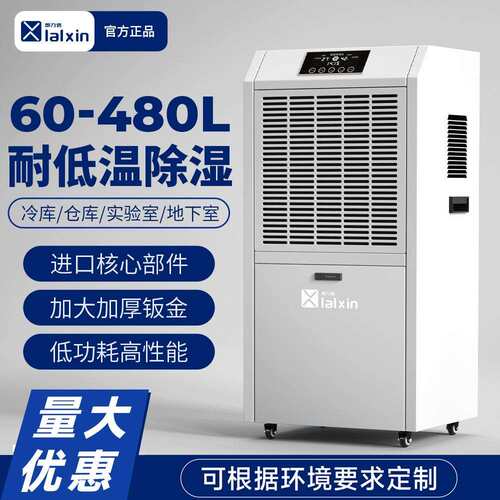 朗力信耐低温工业除湿机别墅地下室仓库车间大型厂房大功率抽湿机