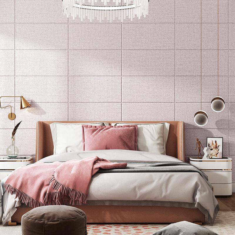 天台悦先墙纸自粘卧室客厅电视背景墙简约纯色壁纸防水防潮3d立体