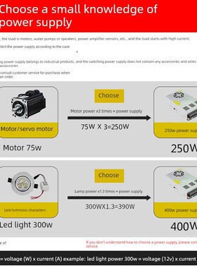 明纬S-350W40A直流开关电源盒220转5V12V24V36V48V变压器转换模块