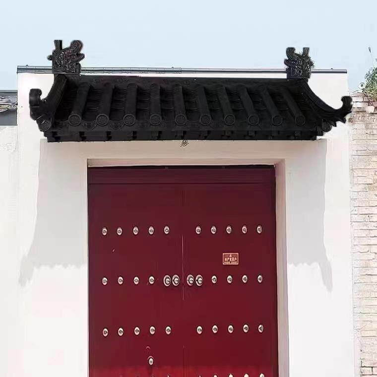 加大加厚封底瓦免架瓦塑料装饰瓦新中式仿古瓦门头瓦围墙瓦屋檐瓦