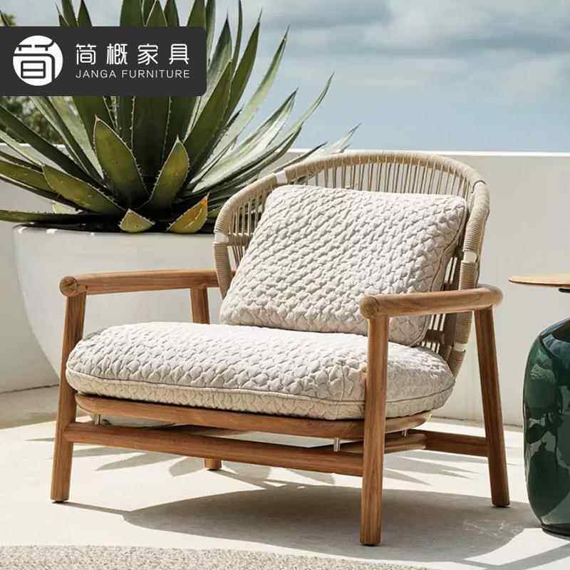 外端户实木别墅沙发庭院台花园家露具休闲藤198椅防高水防晒阳台,住宅家具,户外沙发,淘宝优惠券,粉丝福利购,淘宝优惠卷