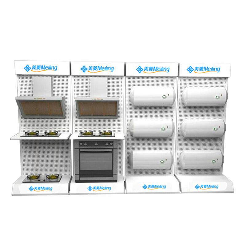 空调热水器展架厨卫电器货架卫浴产品陈列洞洞板架子厨卫展架