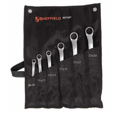 [折扣价】1件套铬钒钢公制双梅花扳手套装S01760梅花扳手11件套