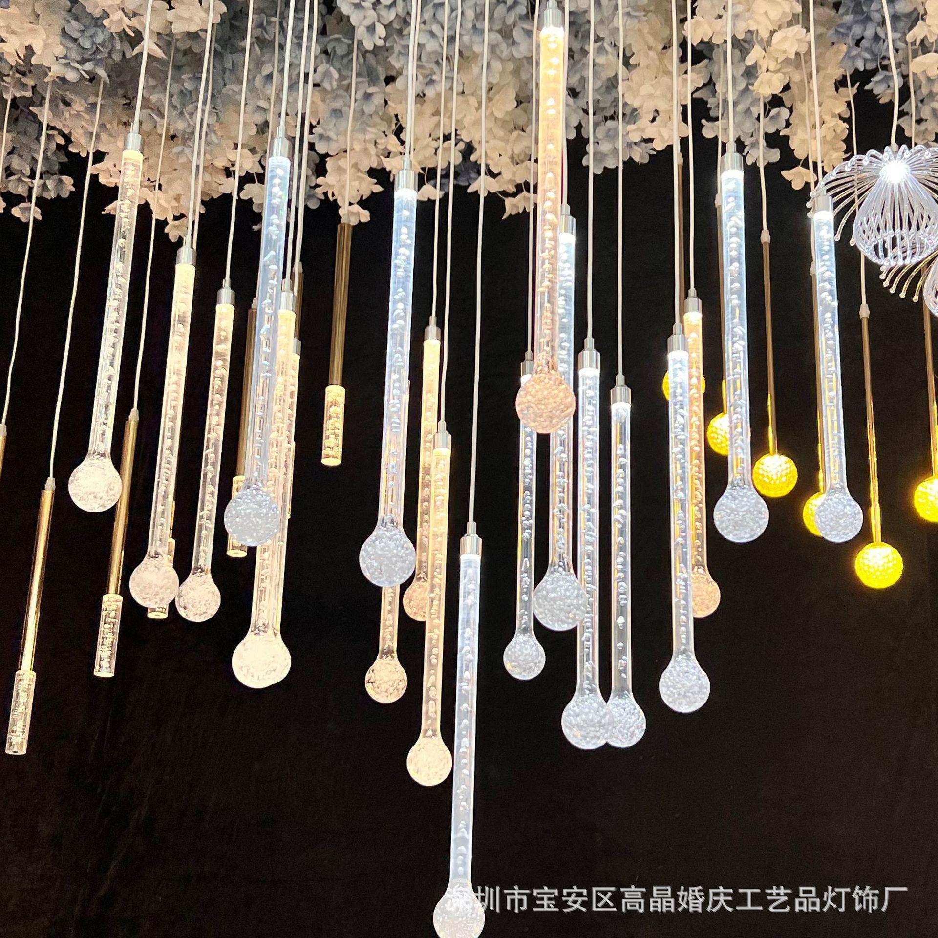 圣诞装饰吊品圣诞树挂BGD饰透明条件雪花片亚克力创意冰挂婚庆装