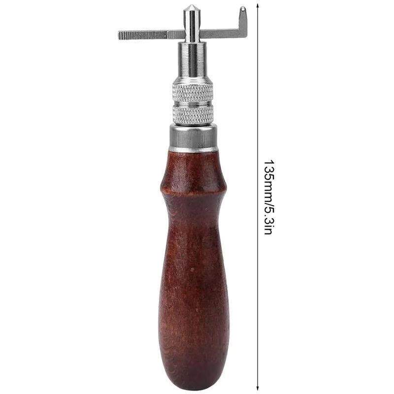 DIY皮革工具套装手艺皮具手缝套装菱斩皮艺工具50款61件套