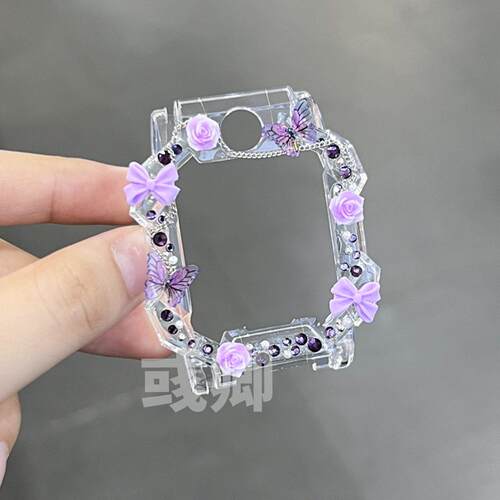 新款蝶恋花适用小天才电话手表表带z11儿童壳z10z9z8z7z6q3保护壳