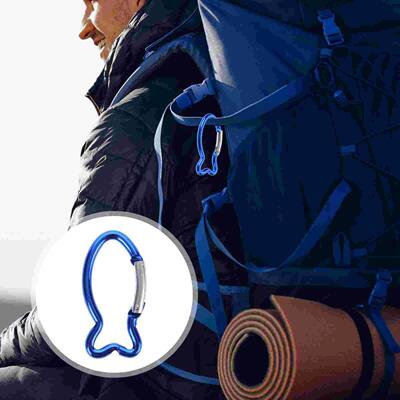 15 Pcs Kit Outdoor Safety Buckle Survival Gear Spring Blue