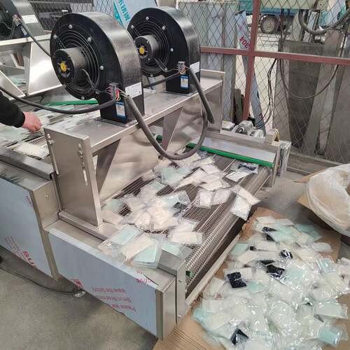 农业项目果蔬加工设备巴氏杀菌后冷却风干一体机包装袋翻转风干