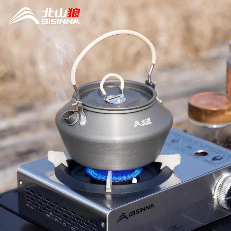 北山狼户外烧水壶便携茶壶露营围炉煮茶壶卡式炉专用明火泡茶水壶