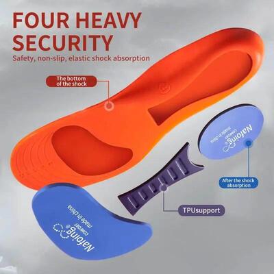 Sport Insoles for Shoes Sole Shock Absorption Deodorant Brea