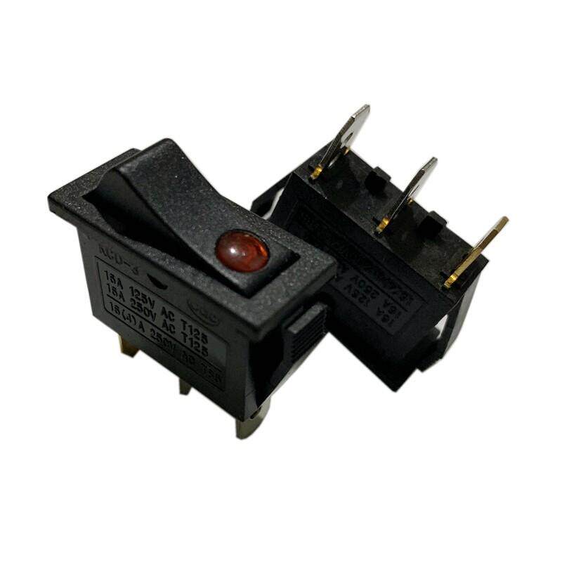 电锅开关配件单黑色猫眼多功能电热锅多用电饭锅电炒锅船型开关