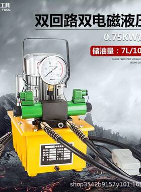 电动液压泵ZCB-700AB电磁阀油压电动泵0.75KW双回路高压给油工具