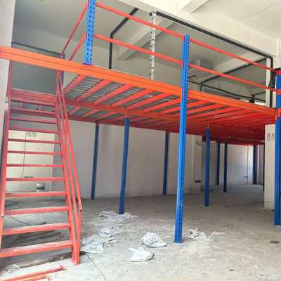 阁楼式平台货架仓库室内搭建钢平台可拆卸二层平台重型仓储货架