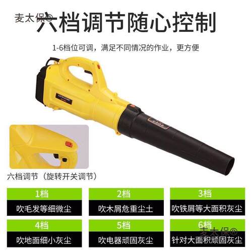 手提式大功率鼓风机吹树叶吹风机清灰吹灰工业用家用电脑除麦太保