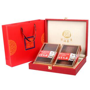 新款高档双拼名贵礼品盒石斛西洋参海参鲍鱼天麻三七通用礼盒包装