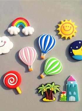 创意涂鸦卡通冰箱贴uv彩机贴树脂烤漆磁性冰箱平3dBYC168-2立体板