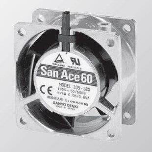SANYO 100V 109 6028 183原装 铝框交流散热风扇 180
