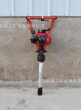 N-4小蜜蜂捣镐内燃捣钢轨固机UJS轨固道石渣手扶D式小型汽油捣固