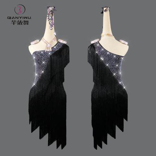 高档02新款拉丁舞演出比服成人儿童专业花服赛考级高端舞蹈5so2lo