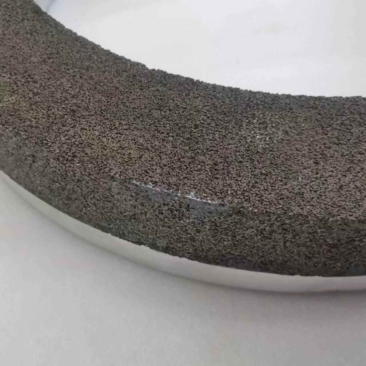 锆科808美树脂刚磨玉盘ZA双轨端面磨不锈钢轨道铁锋利耐磨