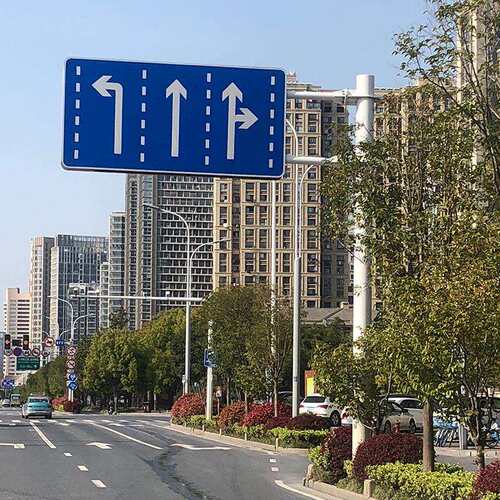 F型交通安全指示牌 交通标志牌杆标志牌道路安全标识牌