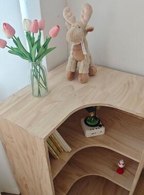 儿盒童玩具收纳柜组合KND转角柜收纳整大量多层储物柜实木容儿童