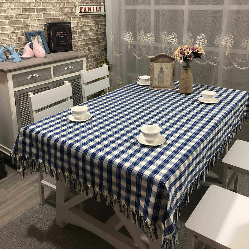 供应ebay流苏小格子台布棉麻桌布 家用茶几布餐桌布,居家布艺,椅套/椅垫,淘宝优惠券,粉丝福利购,淘宝优惠卷