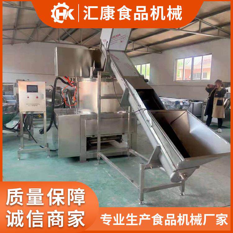 汇康研发新型连续脱水制造设备全自动离心脱水脱油机每天产量15